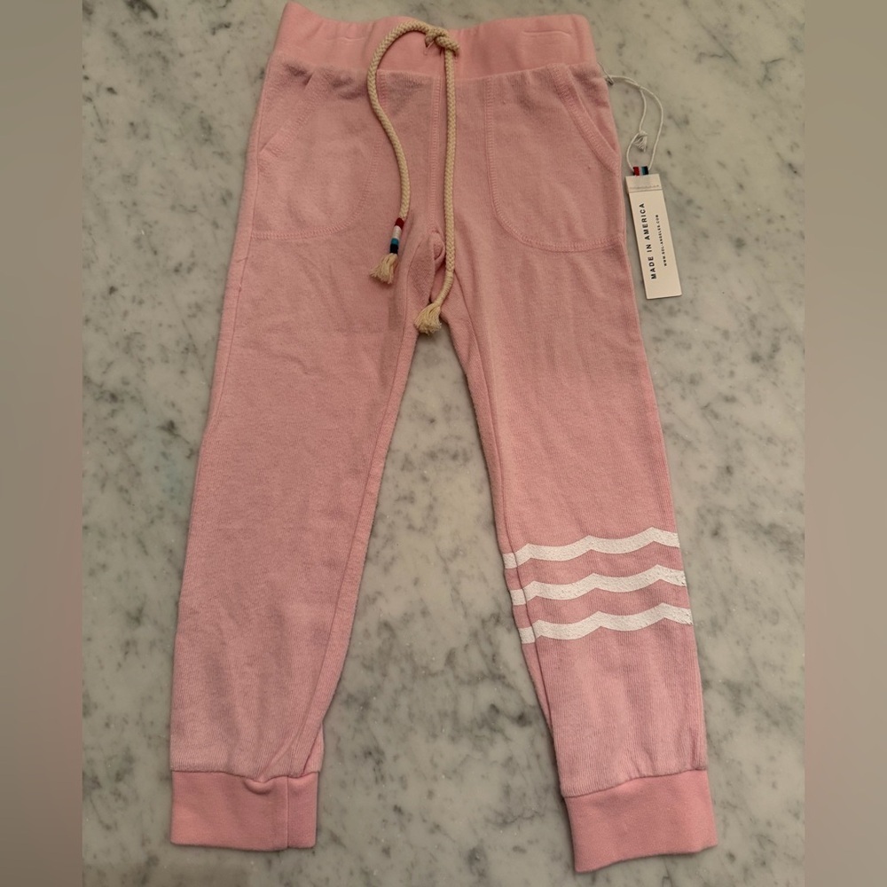 NWT Sol Angeles Pink Waves Joggers